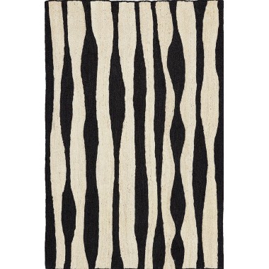 Tapis modulo noir et blanc